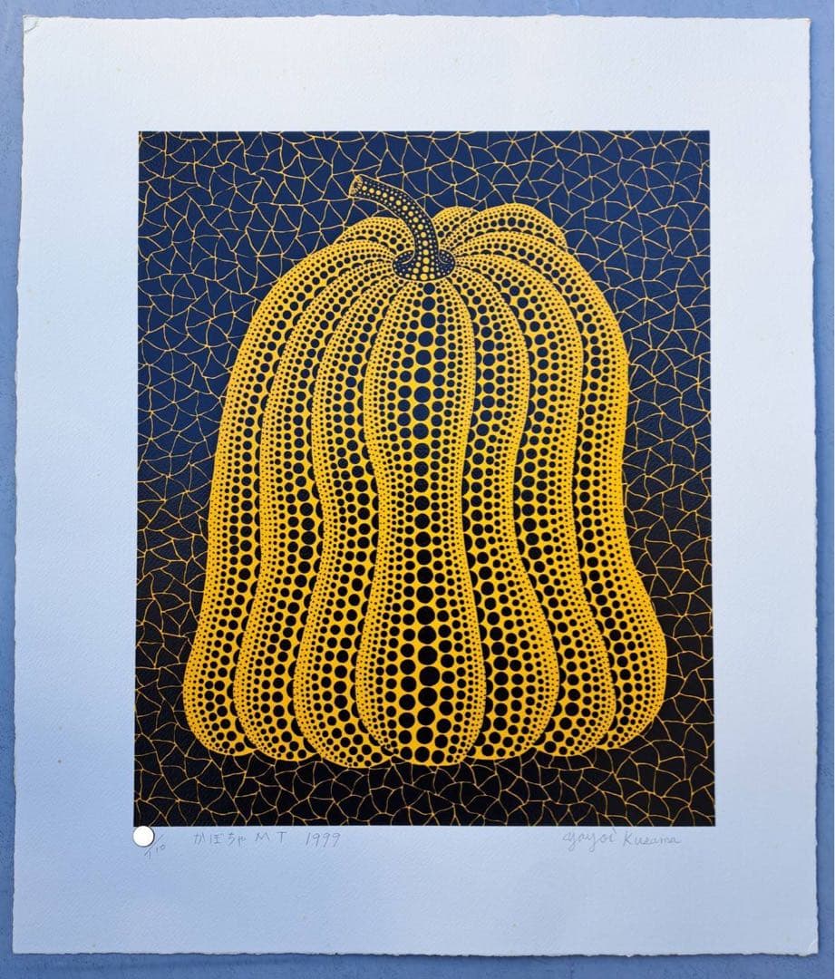 草間彌生 版画 かぼちゃMT 直筆サイン 送料込み #奈良美 智 #村上隆