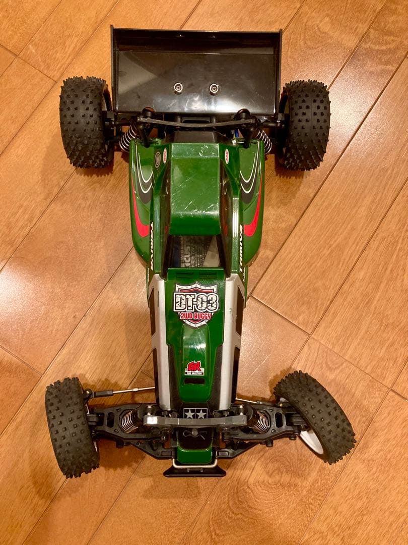 タミヤDT-03二駆バギーフルセット 前後DT-04ナックル（前六角ハブ）化