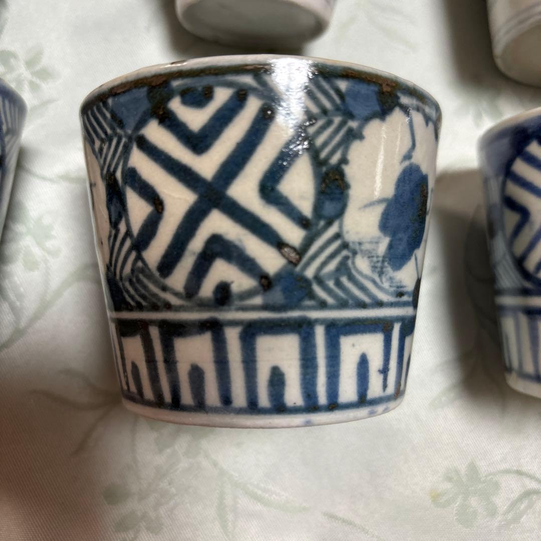 蕎麦猪口6個江戸、明治 - メルカリ