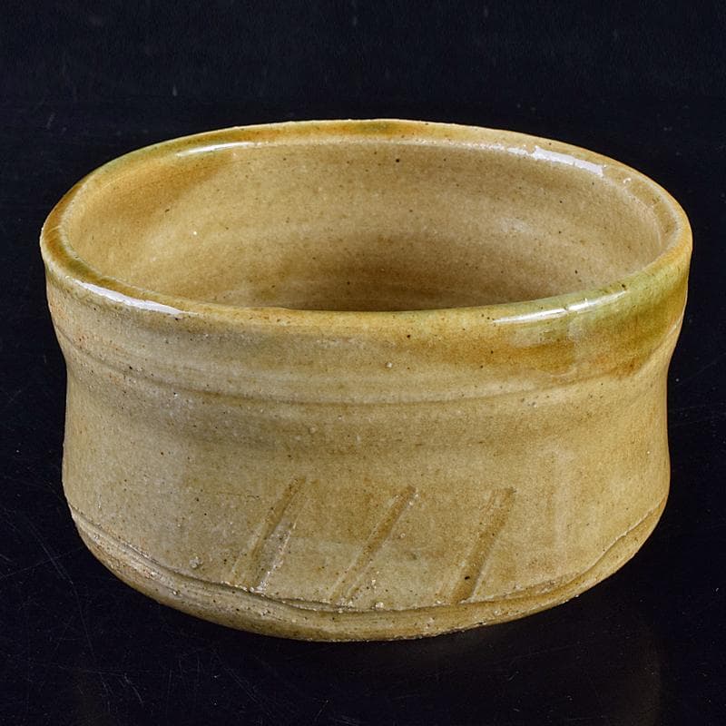 北大路魯山人作 織部焼 茶碗 共布 黒田陶々庵極め箱 M R7647 - メルカリ