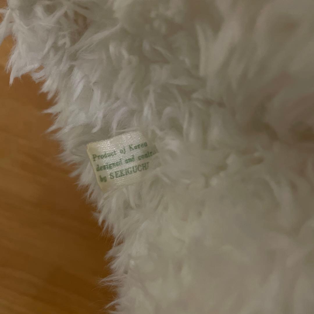 ☆激レア☆希少☆韓国製セキグチ☆リアル白熊ぬいぐるみ☆BIGサイズ