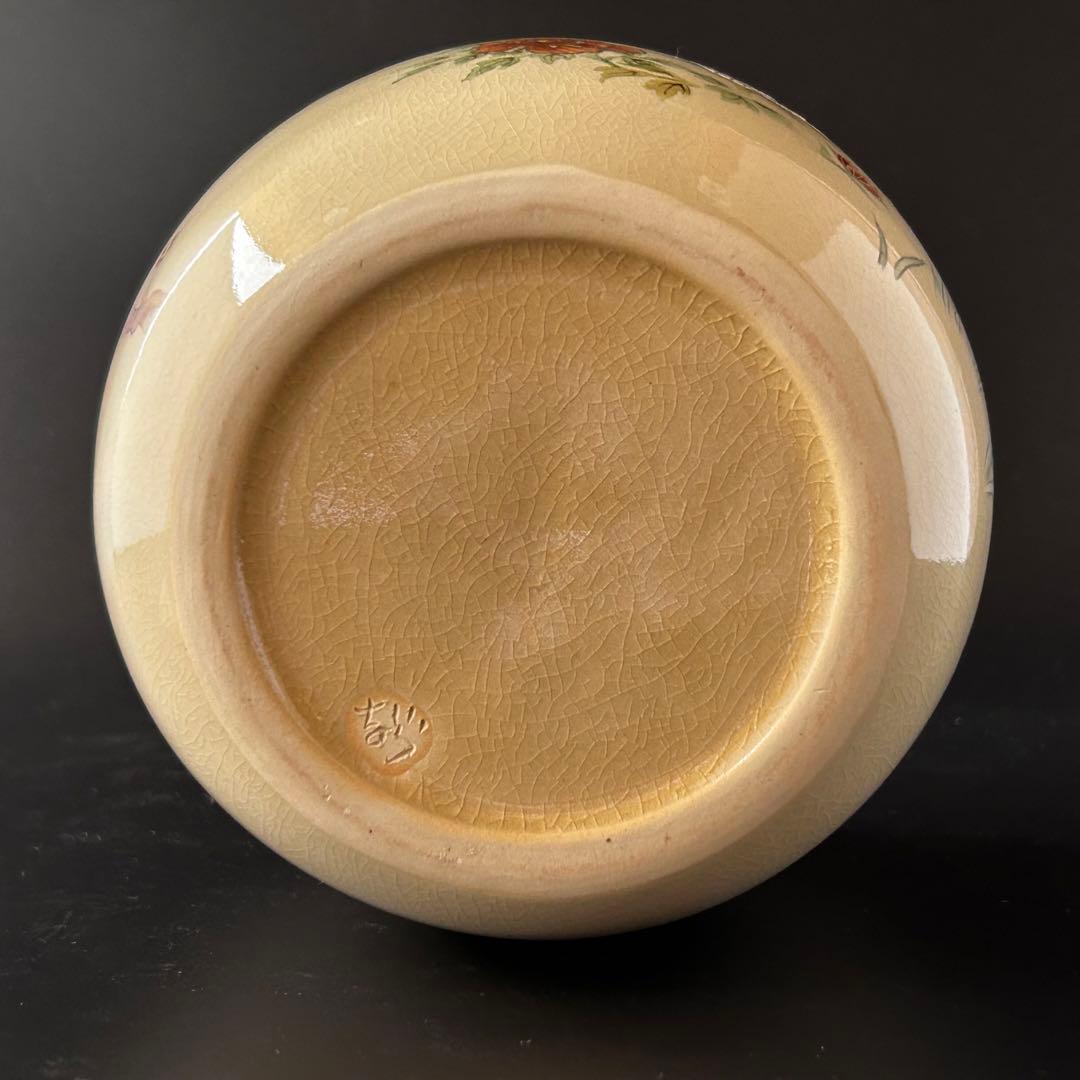 茶道具色絵薩摩焼源氏絵水指中野静鳳共箱さつま焼源氏物語茶会|mercari