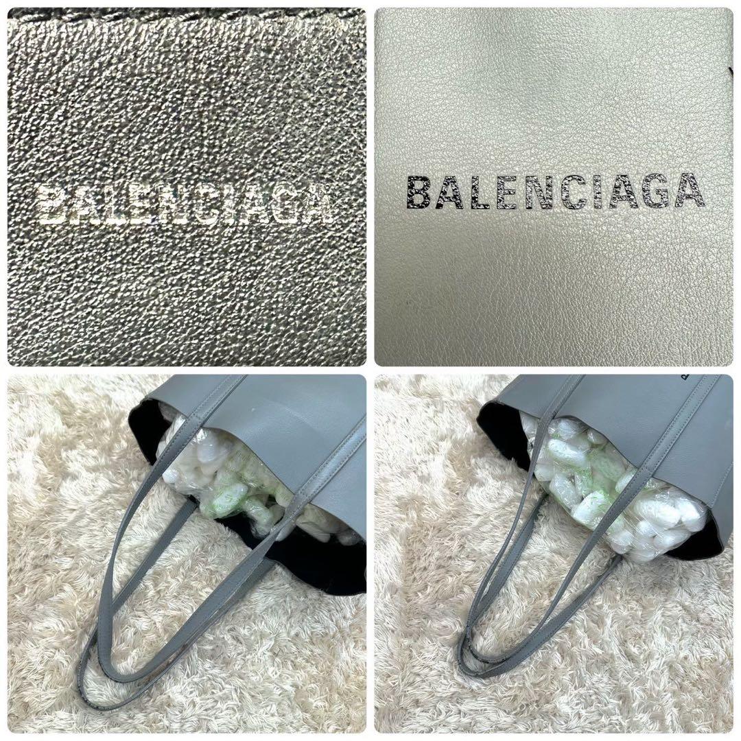 【美品】バレンシアガ トートバッグ ショルダーバッグ グレー エブリデイ