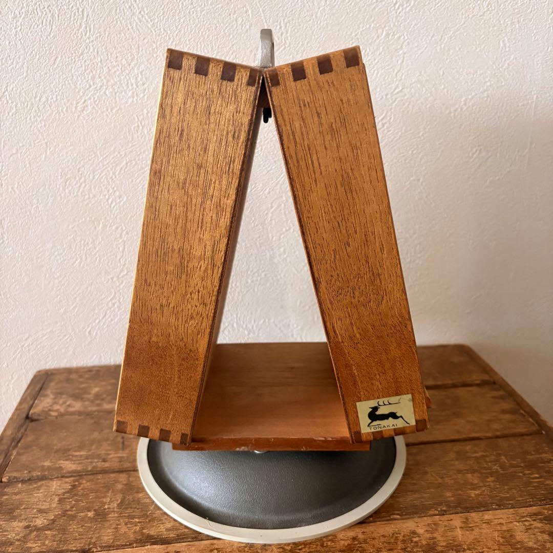 レトロ トナカイ印 印鑑タワー 回転式ゴム印ケース 古道具 ショー