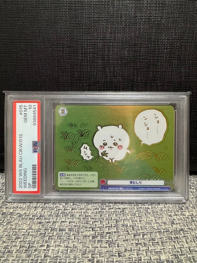 ちいかわ ヴァイスシュヴァルツブラウ　草むしり ちいかわ　SP PSA10