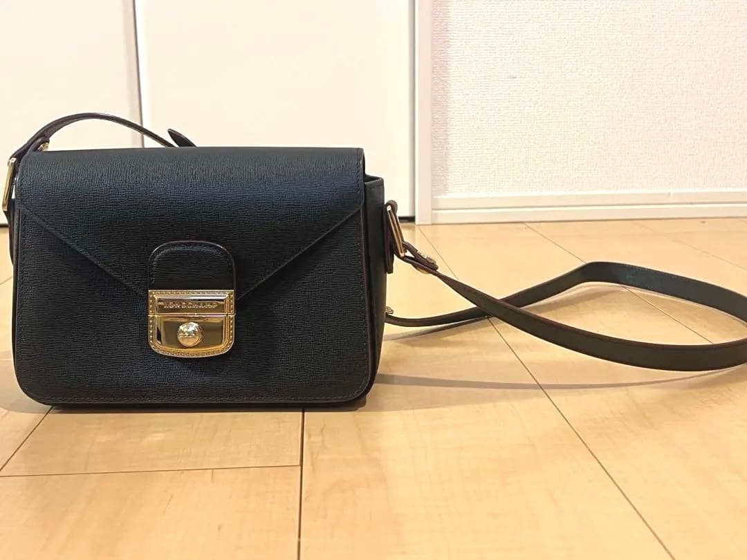 ロンシャン　ショルダーバッグ　メッセンジャー　黒