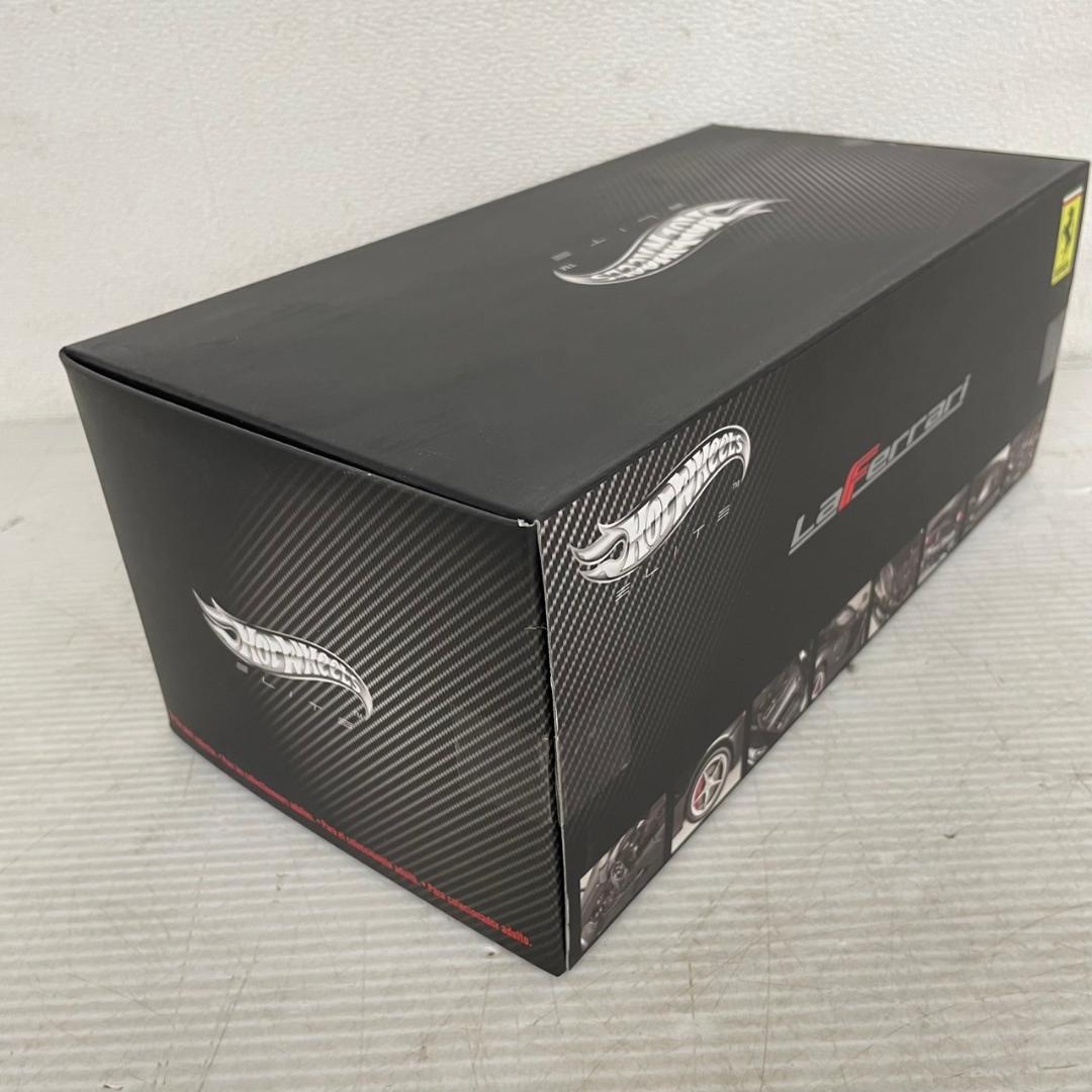 ホットウィール ラフェラーリ ブラック 1/18 ミニカー Y0956