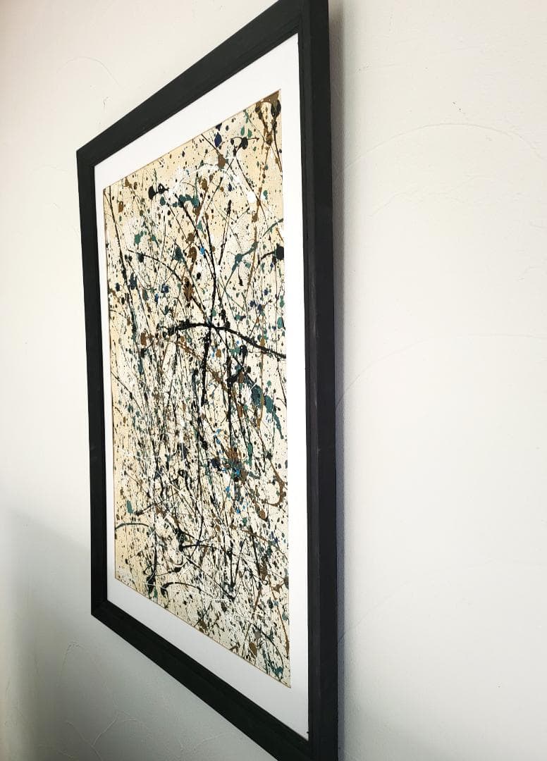 【専用】ノスタルジア / 抽象画 63×46㎝ 額縁セット モダンアート