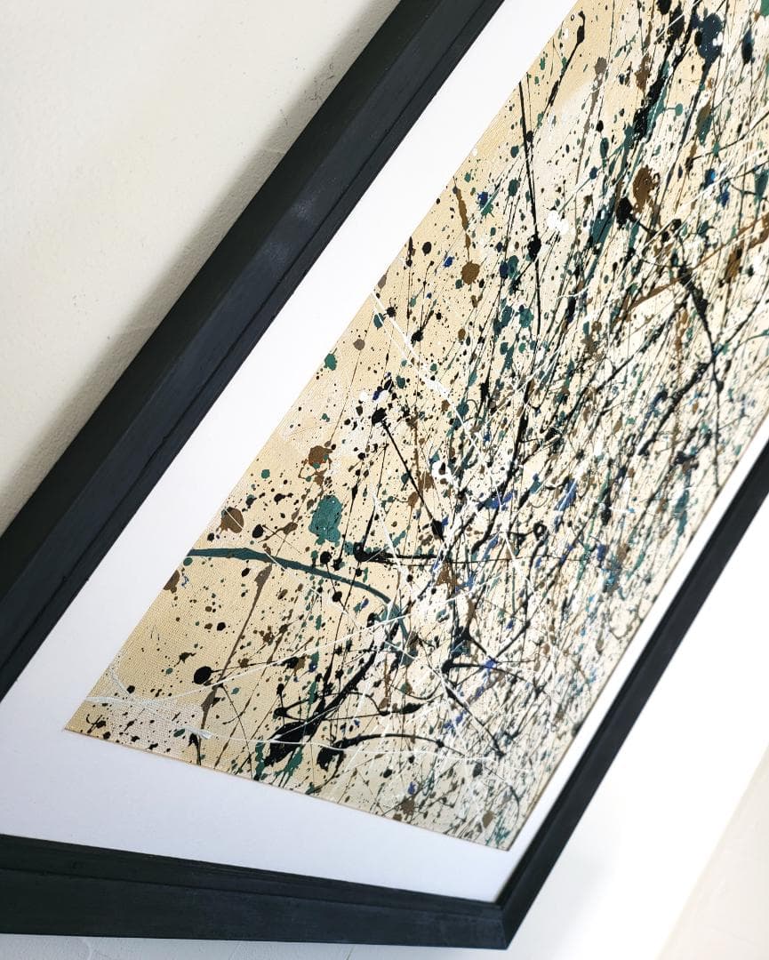 【専用】ノスタルジア / 抽象画 63×46㎝ 額縁セット モダンアート