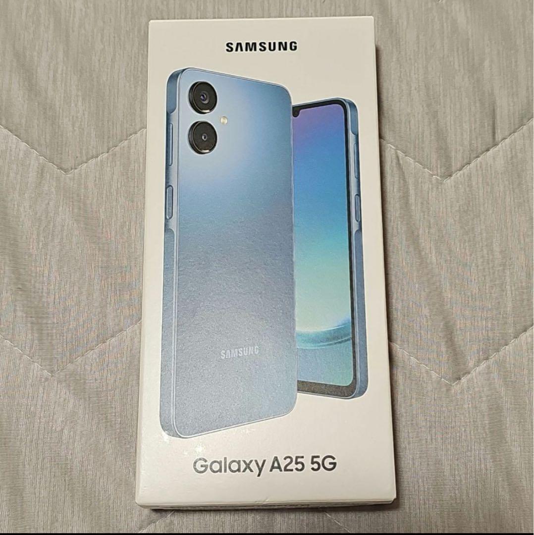 新品開封済】Galaxy A25 5G SIMフリー【ブルー】-ショッピングを公式通販
