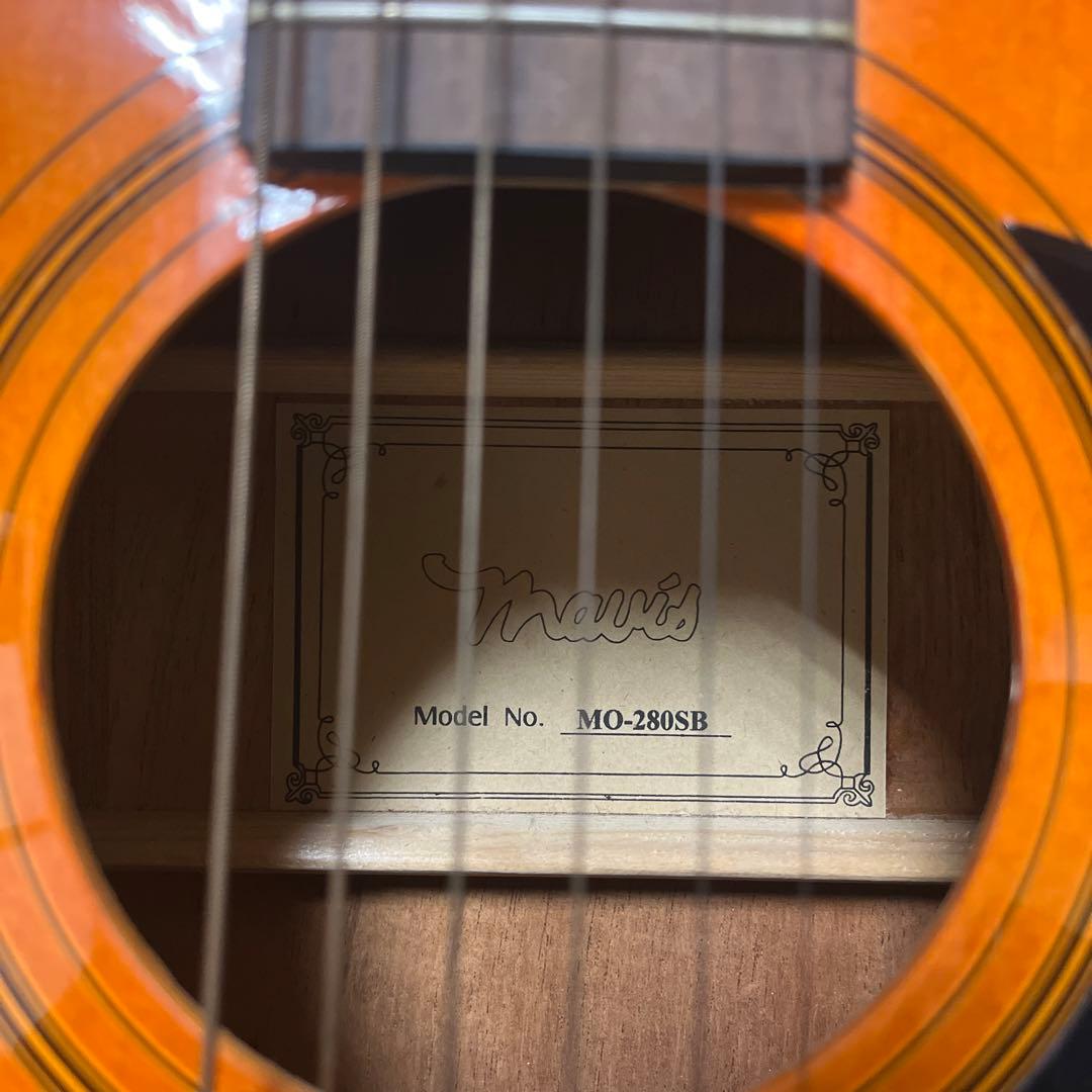 ケース付きMAVISメイビス アコースティックギター MO-280SB - メルカリ