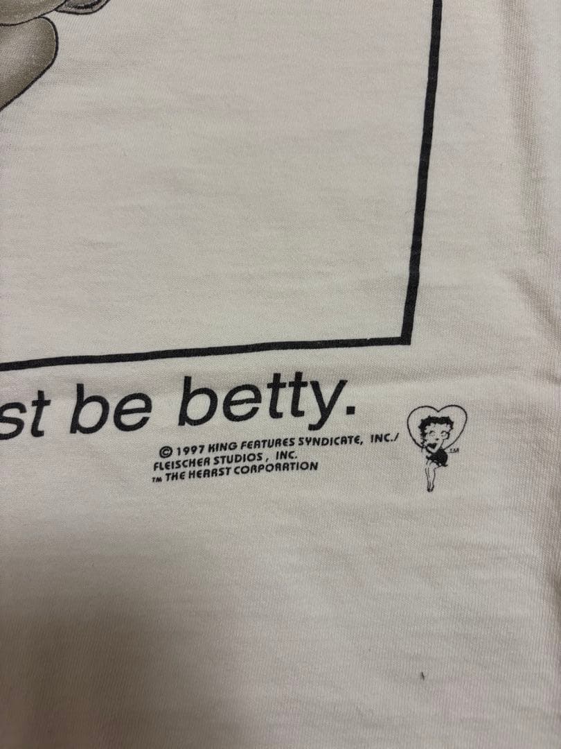 ヴィンテージ 1997年製】Betty Boop (ベティ・ブープ) Tシャツ
