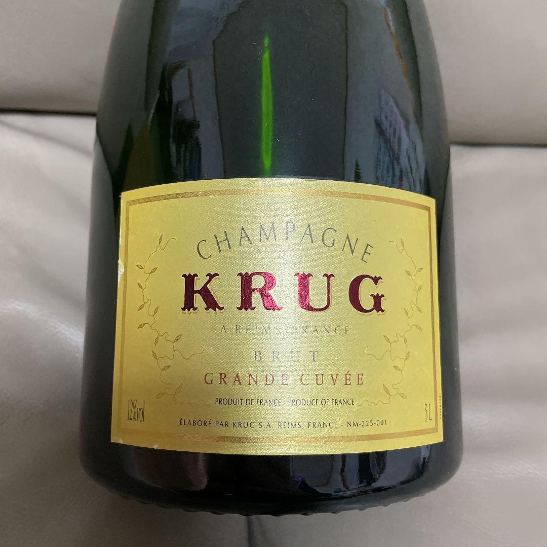 クリュッグ グランド キュヴェ NV ジェロボアム 3000ml 木箱入り 空瓶