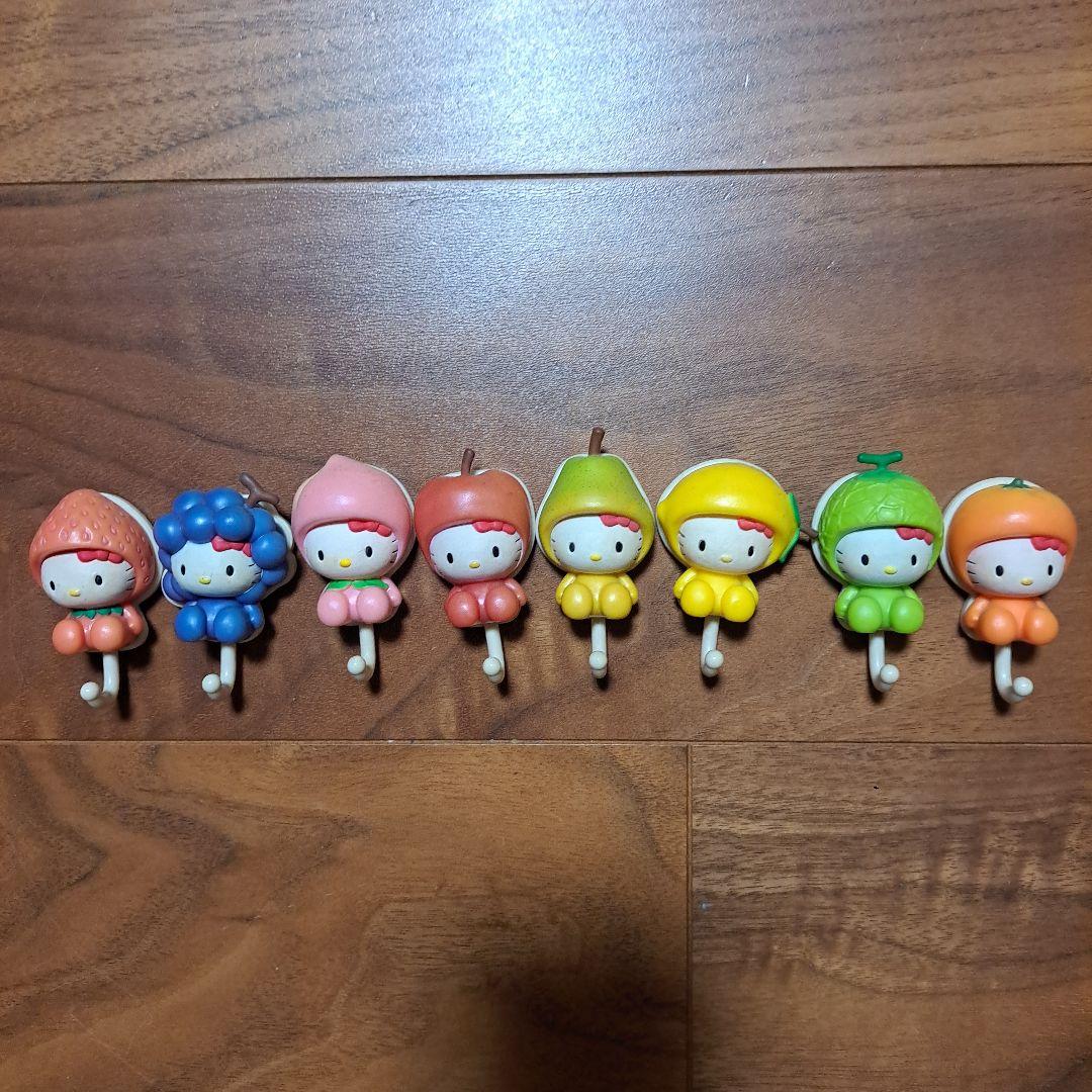 ハローキティ フルーツマグネットフック なっちゃん8体 平成レトロ