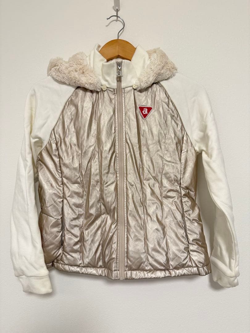 アルチビオ　フード付きジャケット 38 シルバー/ホワイト