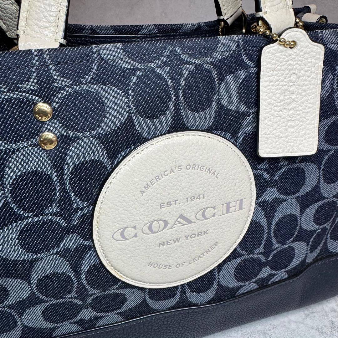 美品 コーチ デンプシートートバッグ C2826 ショルダーバッグ 2way