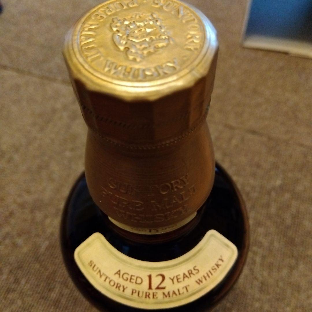 サントリー 山崎 ピュアモルトウィスキー 古酒 木箱入り 山﨑 12年