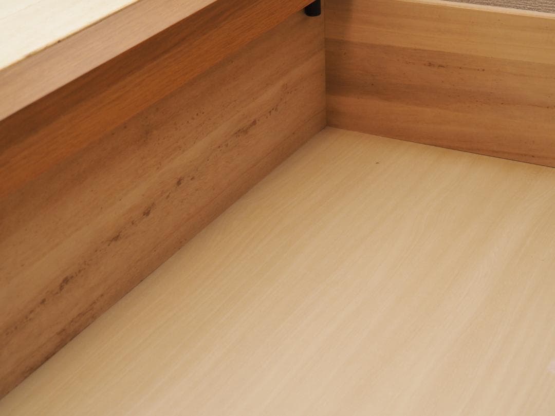 無印良品　収納ベッド　シングル　オーク材