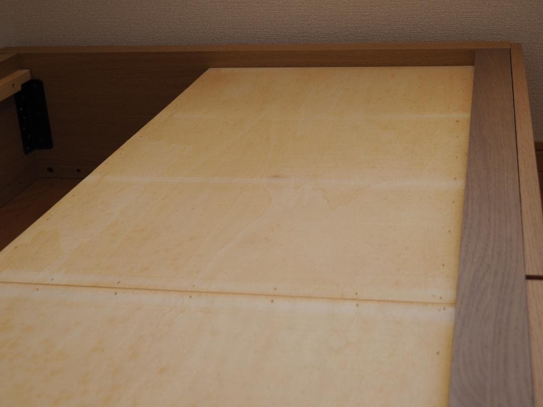 無印良品　収納ベッド　シングル　オーク材