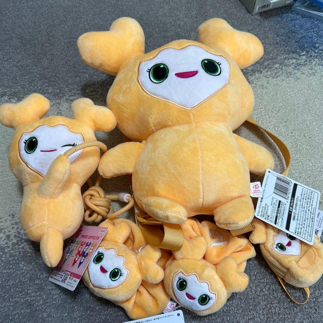 GIGO TWICE LOVELYS ぬいぐるみマスコット 5個セット TWICE LOVELYS×GiGOキャンペーン 2024 WINTER 開催のお知らせ 開催期間