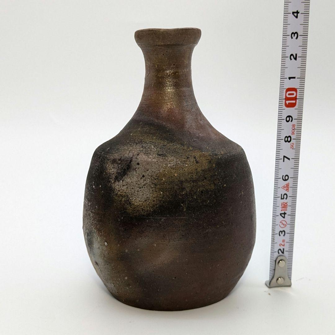 備前市無形文化財 小山末廣 備前焼 徳利 共箱 とっくり 酒器 食器 小山