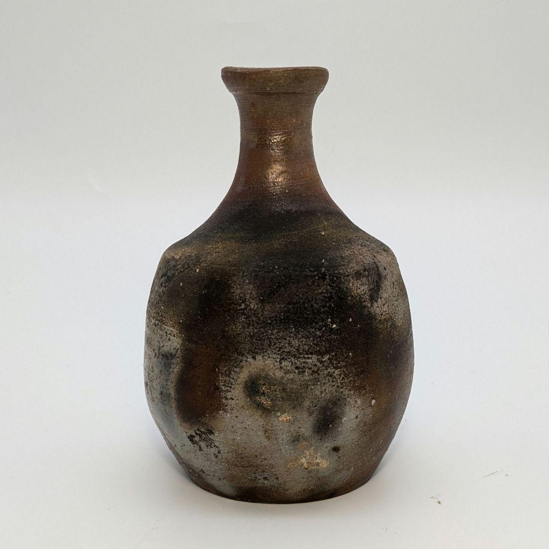 備前市無形文化財 小山末廣 備前焼 徳利 共箱 とっくり 酒器 食器 小山