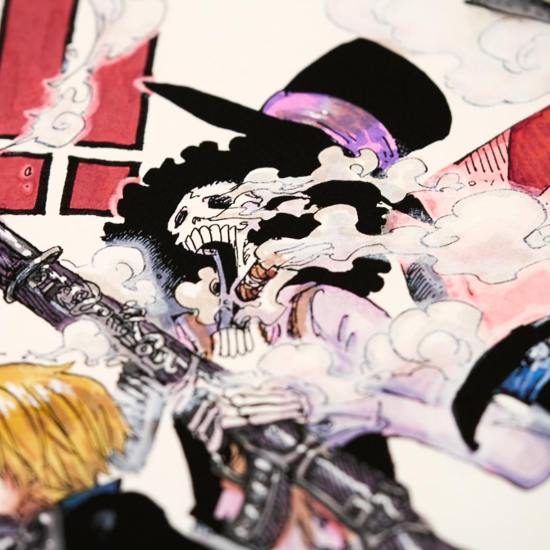 週末限定値下げ【複製原画】ONE PIECE マンガアート ATTACK!!