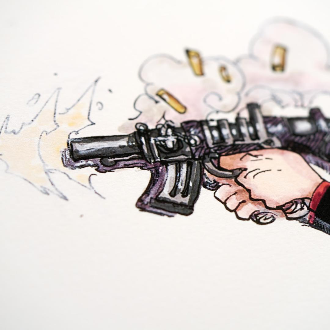 週末限定値下げ【複製原画】ONE PIECE マンガアート ATTACK!!