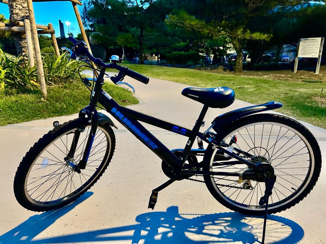 沖縄本島のみ【美品】☆ハマー子供自転車☆24インチ
