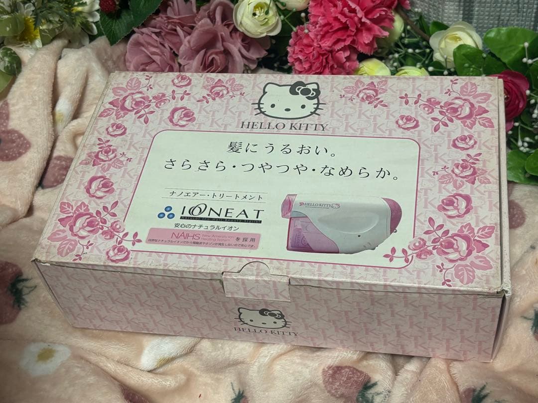 ハローキティ☆マイナスイオンドライヤー☆自宅保管品☆未使用☆イオニート