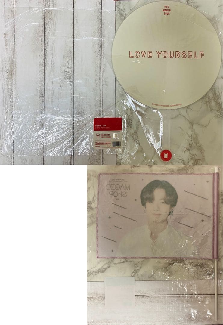 BTS ジョングク 公式 グッズ うちわ フラッグ トレカ ミニフォト ラキドロ