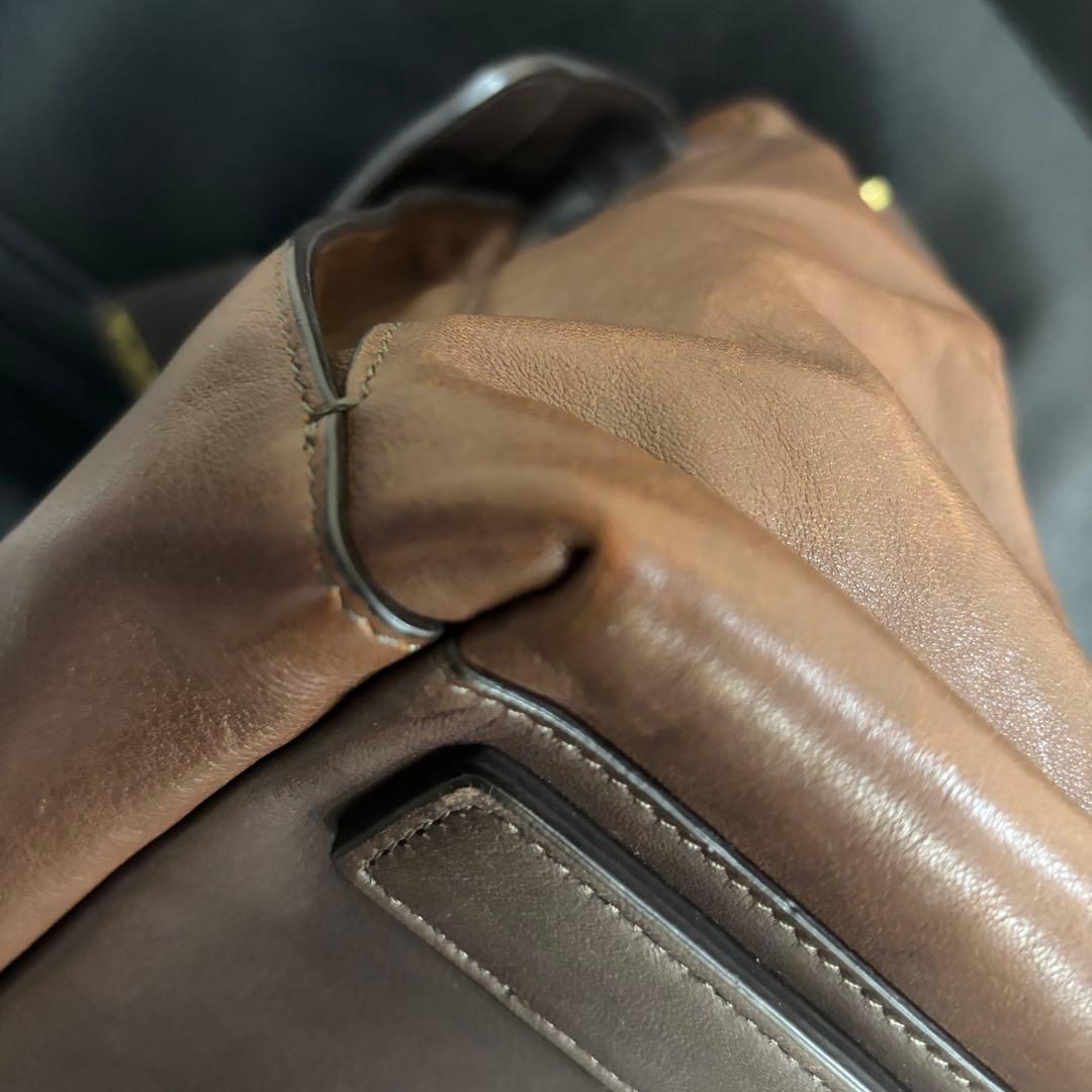 TUMI 68560D BEACON HILL レザー本革 ブリーフ　ビジネス茶