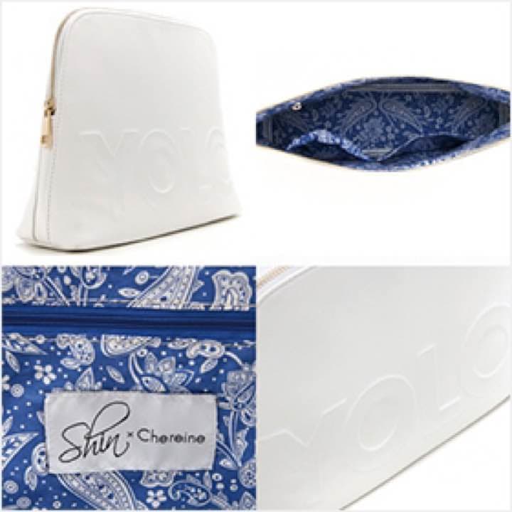 與真司郎 YOLO 直筆サイン入り クラッチバッグ