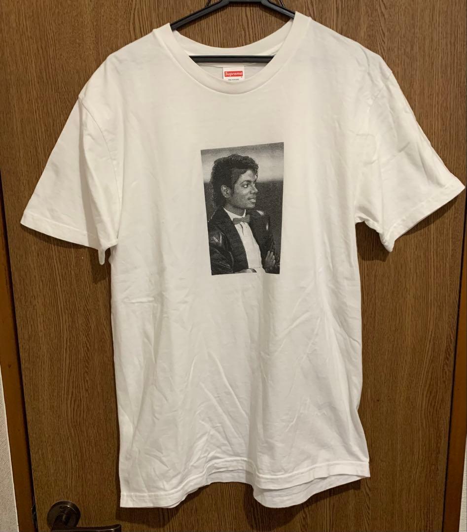 supreme Michael Jackson T 白 L