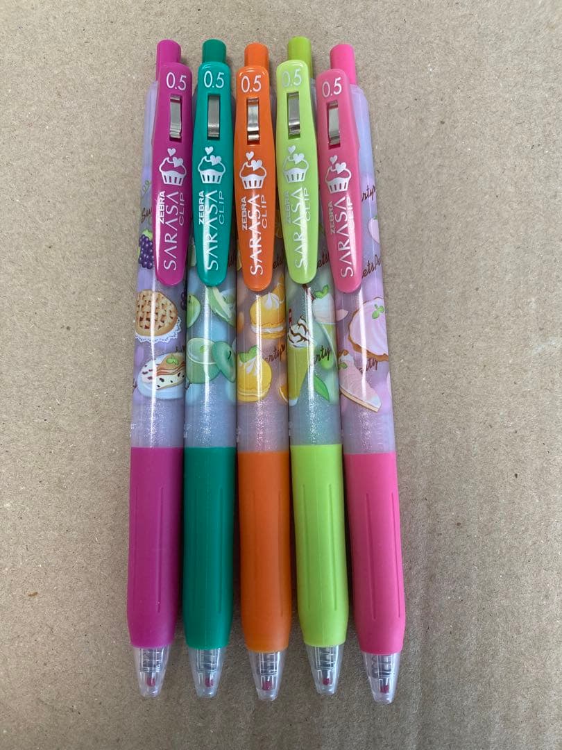 ZEBRA ゼブラ　SARASA サラサクリップ スウィーツパーティー5本 ZEBRA ゼブラ SARASA サラサクリップ スウィーツパーティー5本