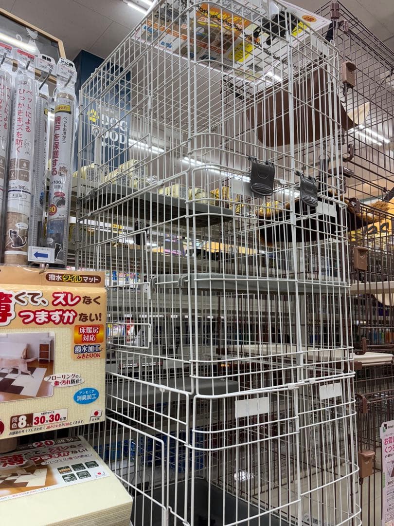 札幌 | 引取りなら値下げ】マルカンキティケージ1400 猫3段ケージ