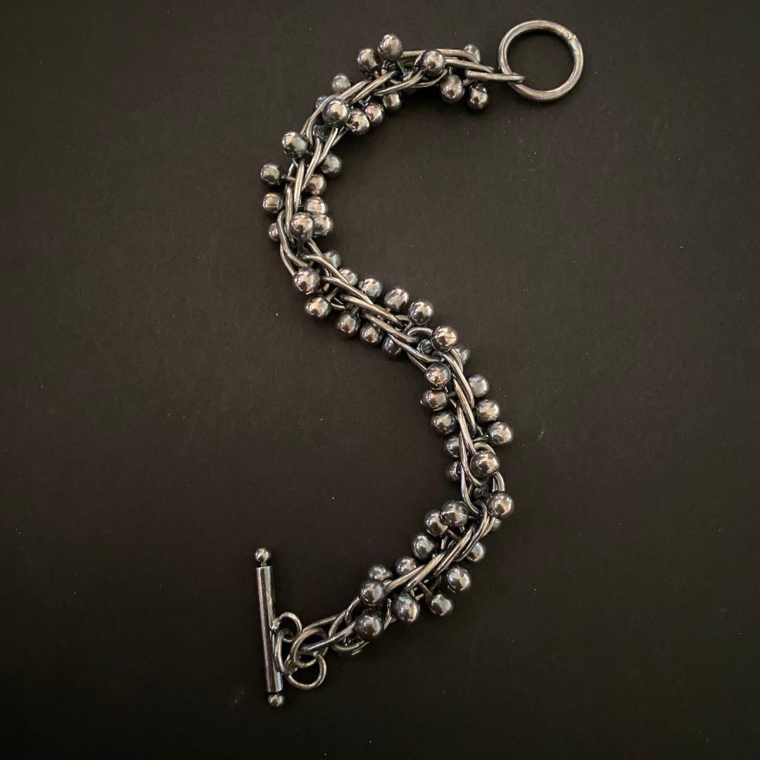 VINTAGE ヴィンテージ MEXICO シルバーパール DNA ブレスレット