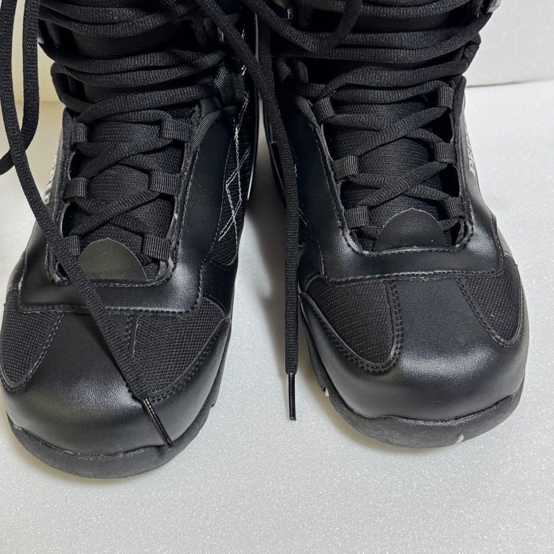 美品スノーボードブーツ28CM男性用黒色ブラック ズーマ初心者簡単格安２８センチ