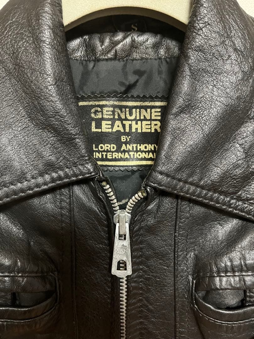 80sヴィンテージ リブレザージャケットリブジャンエディスリマンアーカイブ