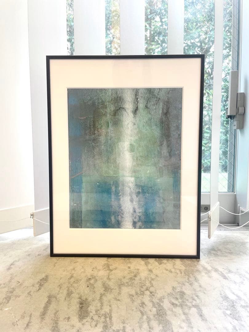 原画 抽象的 パステル画