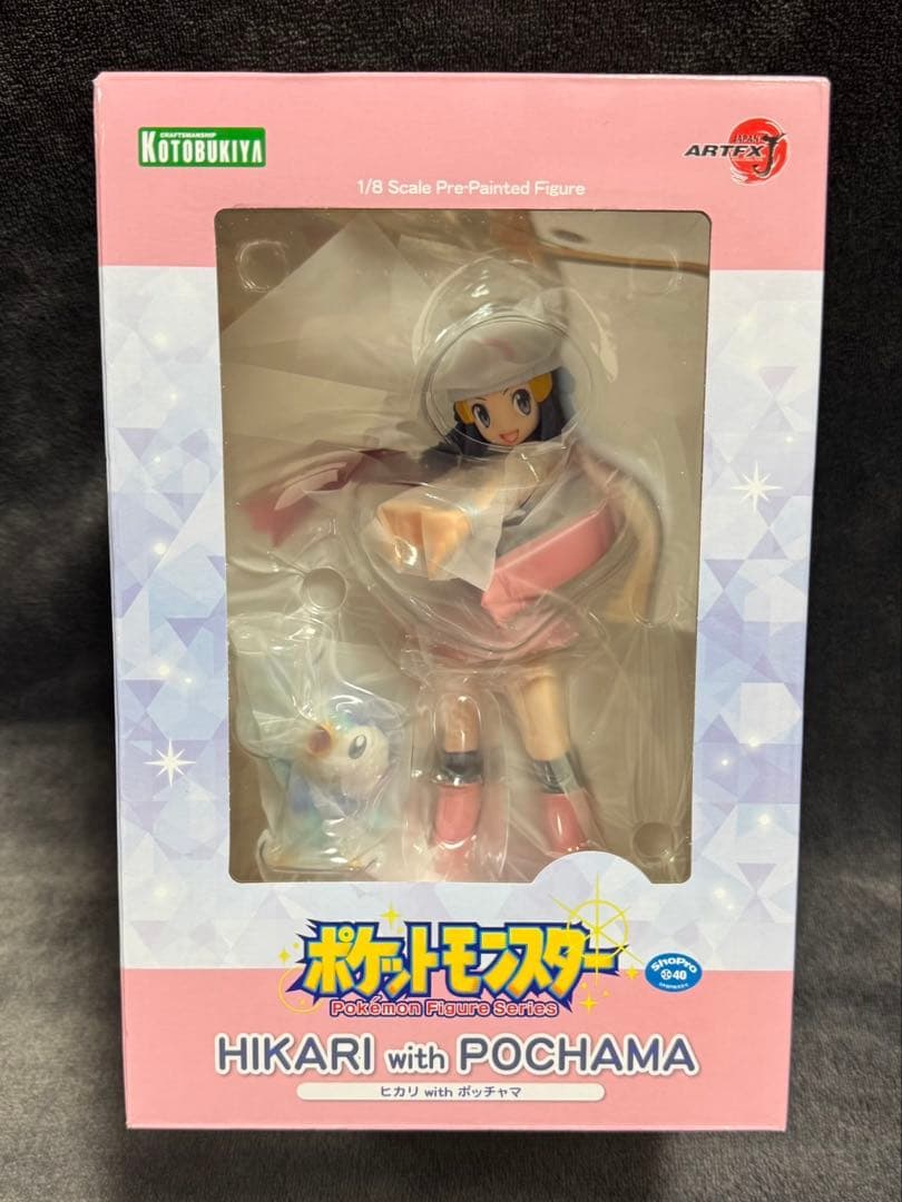 ポケモン 1/8スケール フィギュア ヒカリwithポッチャマ artfx j
