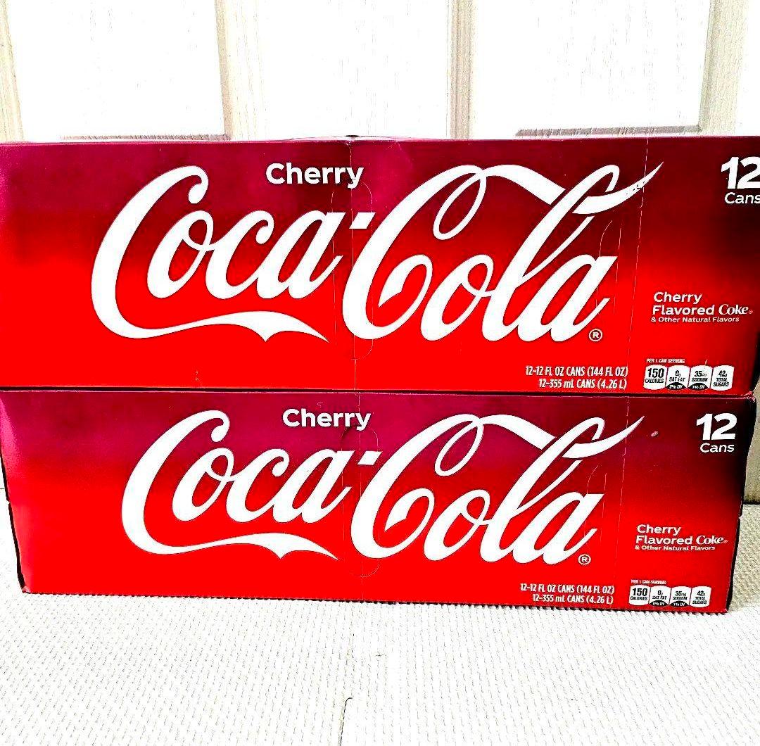 アメリカ ソーダ コカ・コーラ チェリー味 計24缶 アメリカ 缶ジュース