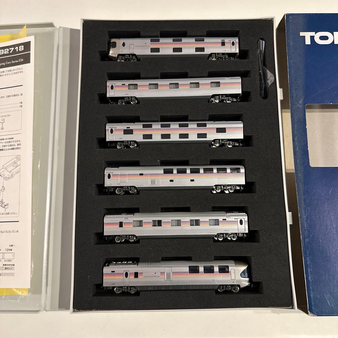 TOMIX Ｎゲージ 寝台特急カシオペア基本セットとJR EF81形電気機関車