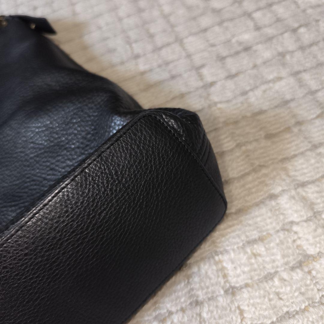 美品！FURLA フルラ 黒 レザー ショルダーバッグの通販はau PAY