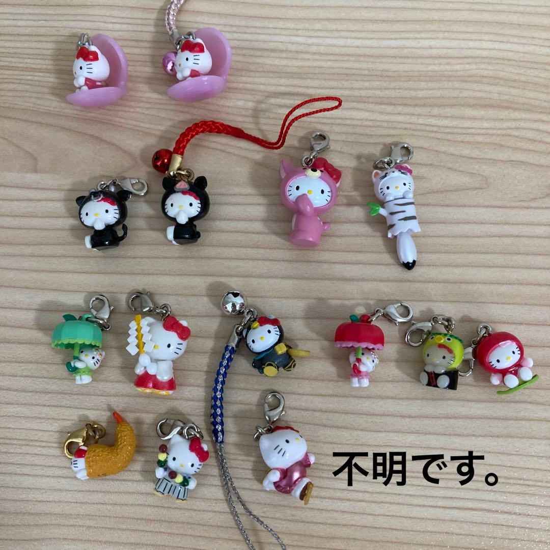 ご当地キティ 日本 韓国 ストラップ チャーム ハローキティ - キティ