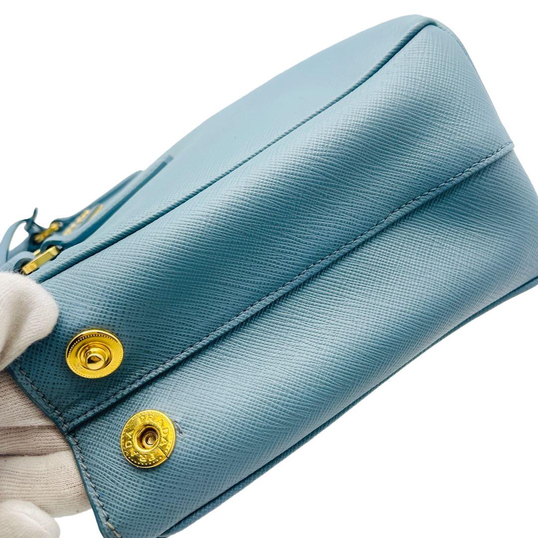 PRADA ガレリア　サフィアーノ　バッグ　レザー　ハンドバッグ
