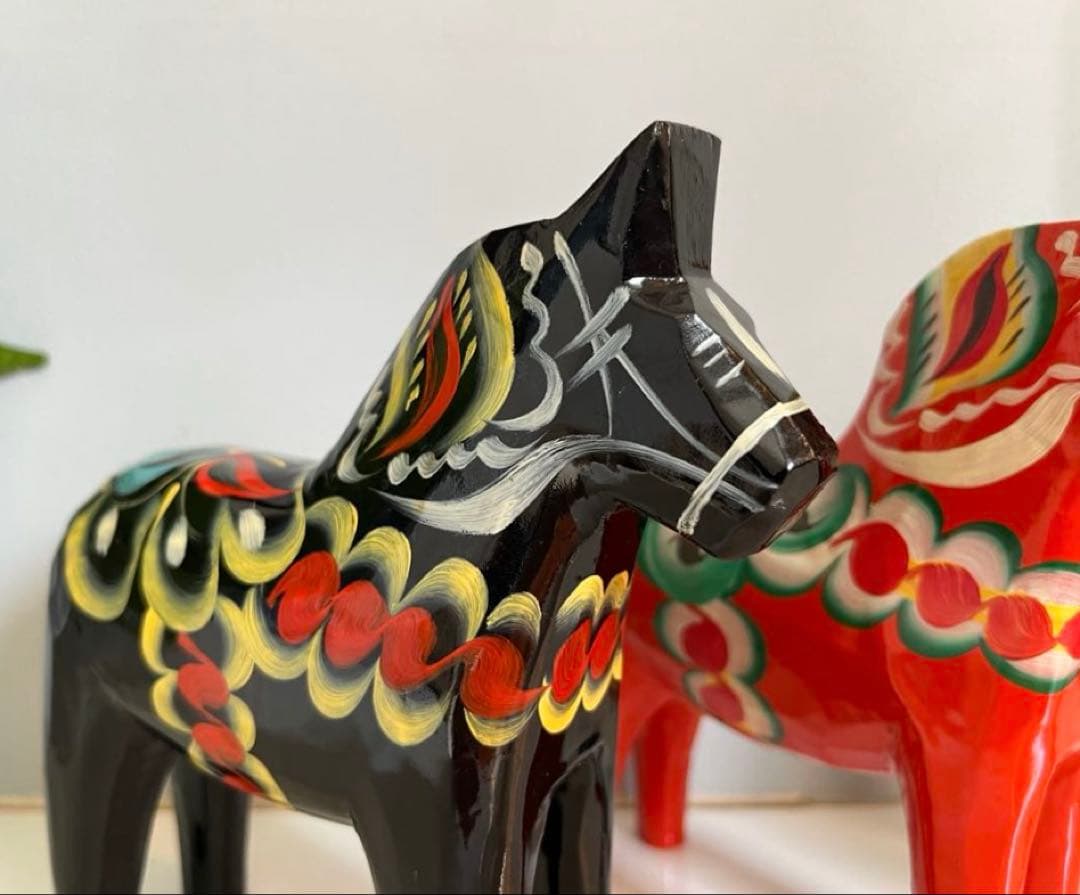 スウェーデン ダーラナホース ヴィンテージ 北欧モダン 工芸 美品