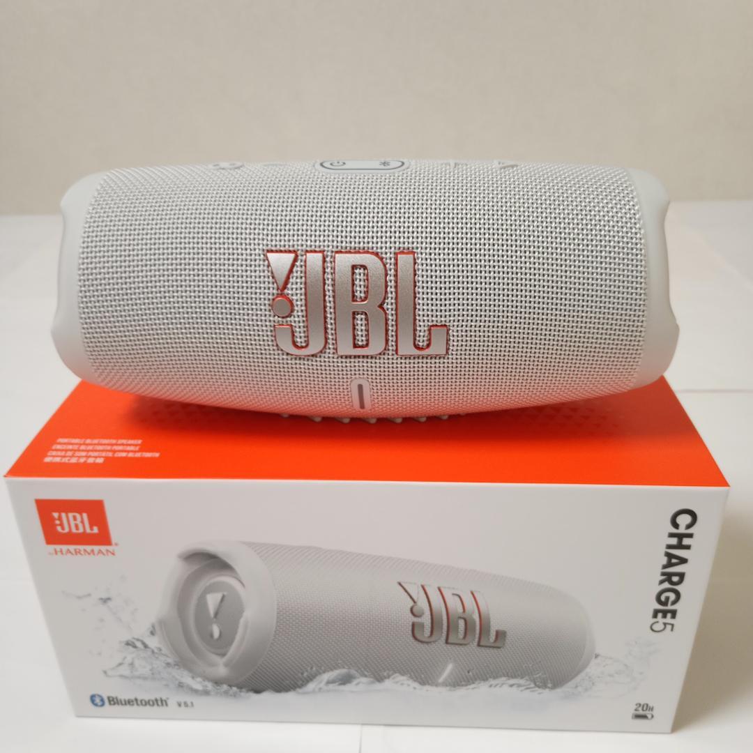 JBL CHARGE5 ホワイト Bluetoothスピーカー Amazon.com: JBL CHARGE 5 - Portable Waterproof (IP67) Bluetooth