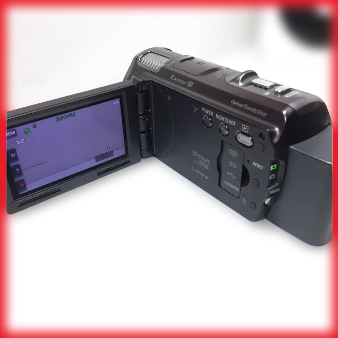 SONY HDR-CX560 ビデオカメラ 本体　拡張バッテリー付き