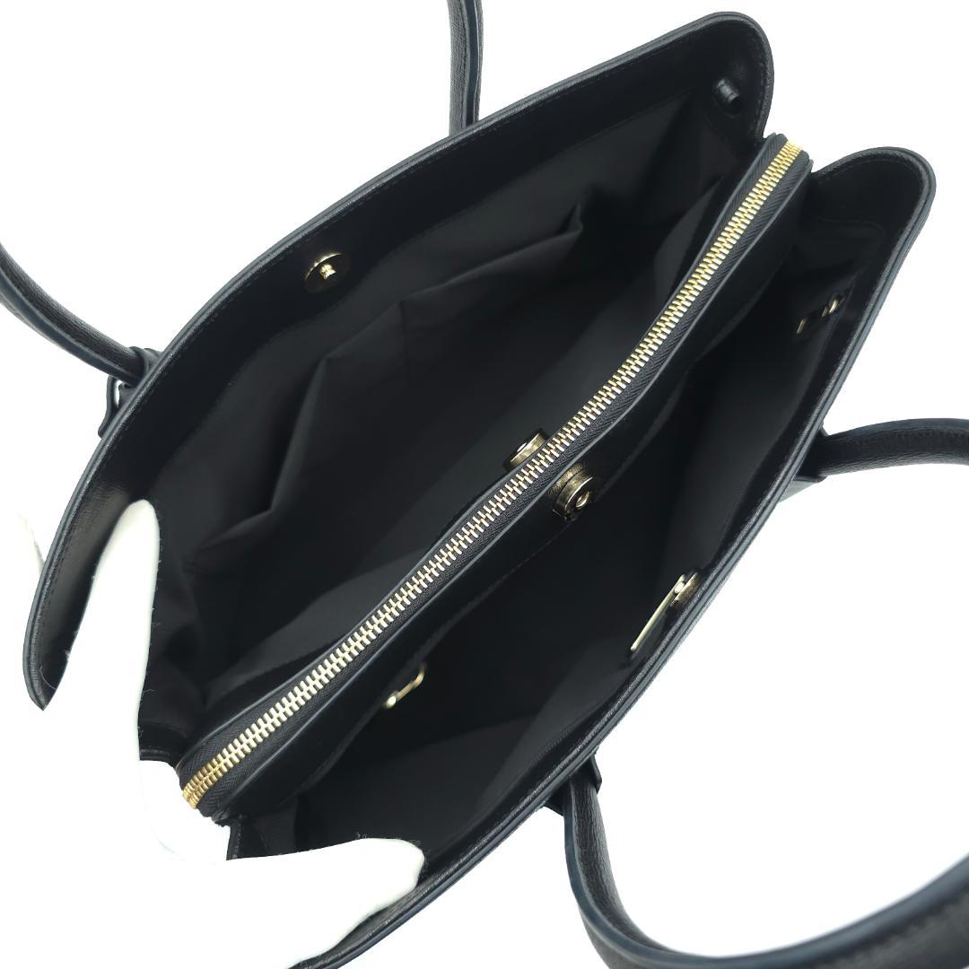 未使用 FURLA フルラ 2WAY テッサ ハンドバッグ ショルダー ブラック